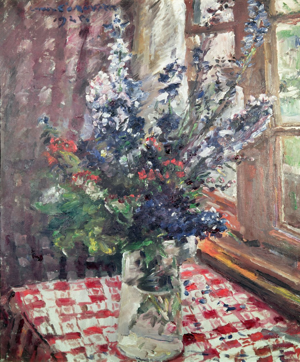 Larkspur, 1924 by Lovis Corinth