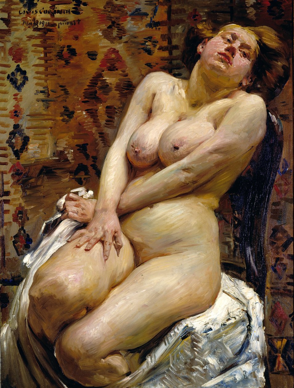 Nana, Çıplak Kadın by Lovis (1858-1925) Corinth