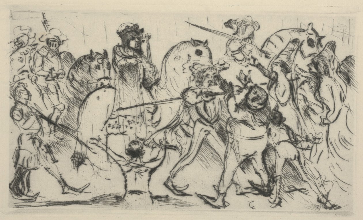 The Coronation of Henry V (Kronung Heinrichs V) by Lovis  Corinth
