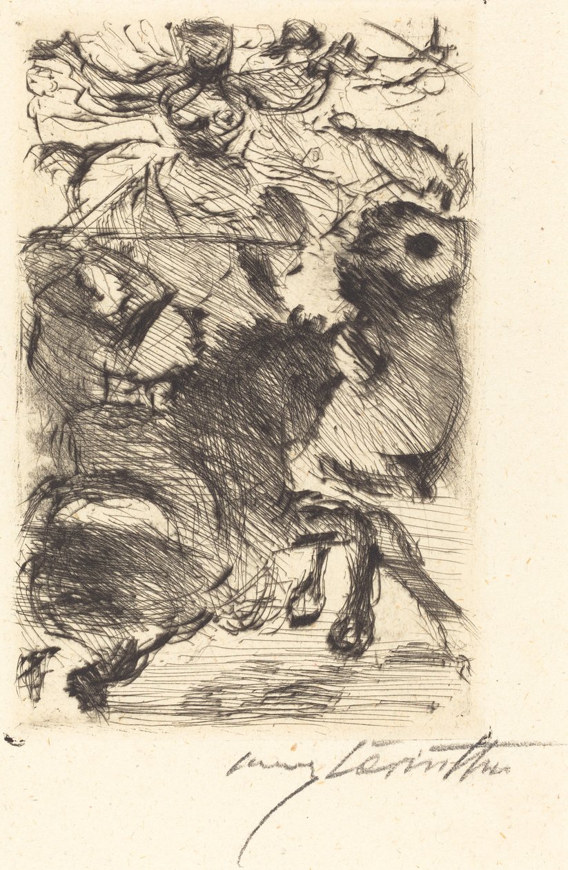 Adhba die Kamelin (Deve Adhba) by Lovis Corinth