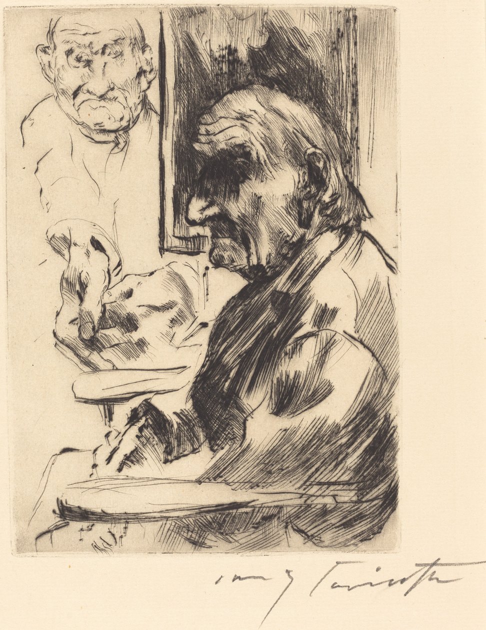 Alter Mann Yaşlı Adam, 1916. by Lovis Corinth