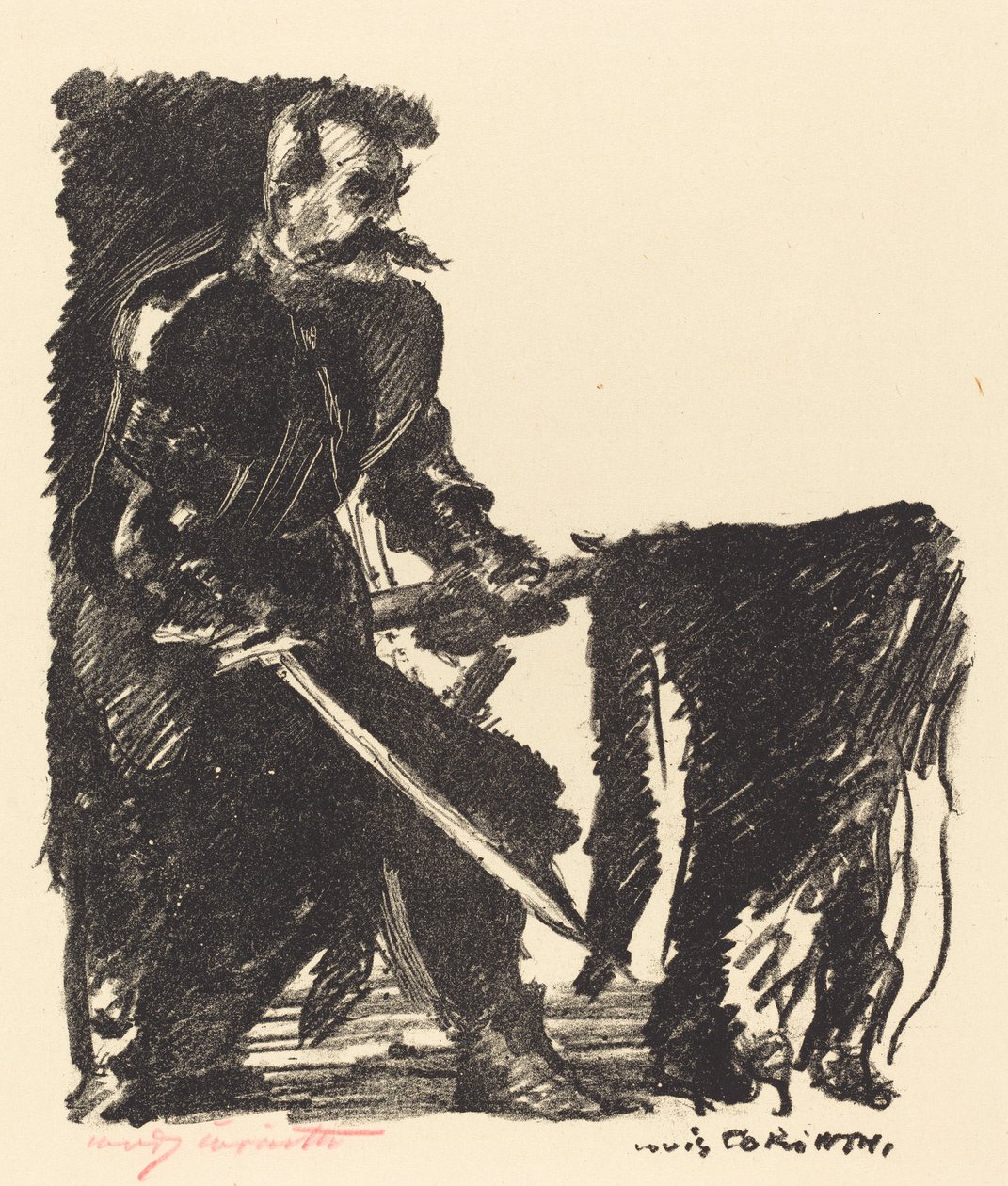 Afiş Taşıyıcı (Standart Taşıyıcı) by Lovis Corinth
