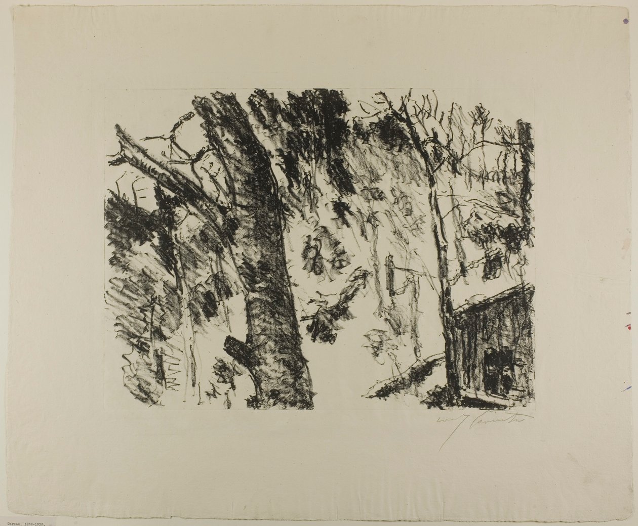 Kayın Ormanları, Dağlarda Erken İlkbahardan by Lovis Corinth