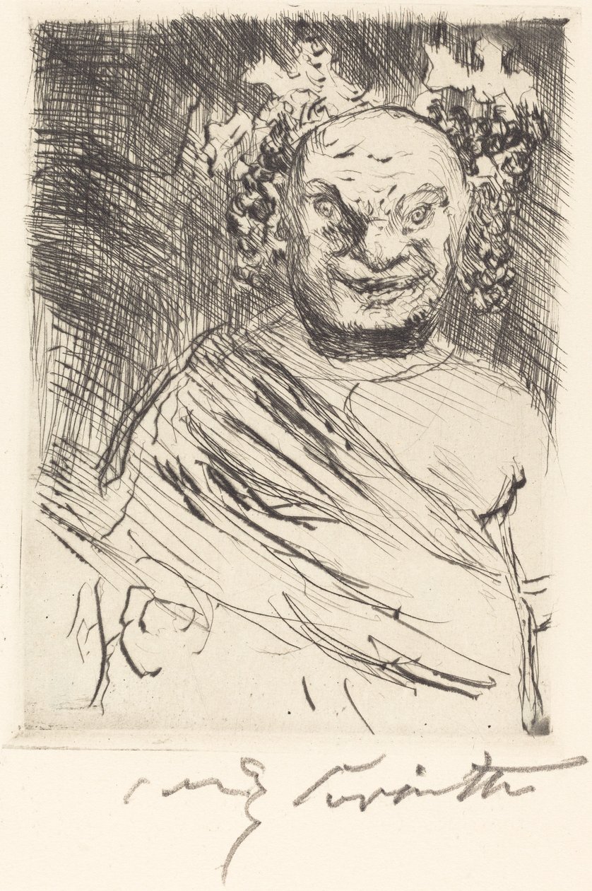 Das Gastmahl des Trimalchio: pl. I (Trimalchio Ziyafeti: pl. I) by Lovis Corinth