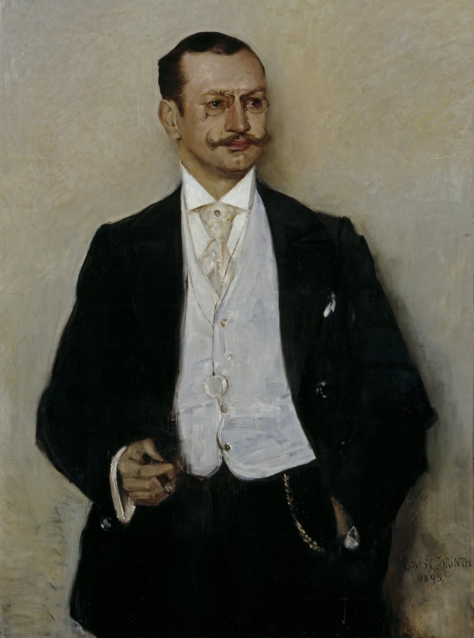 Ressam Carl Strathmann by Lovis Corinth