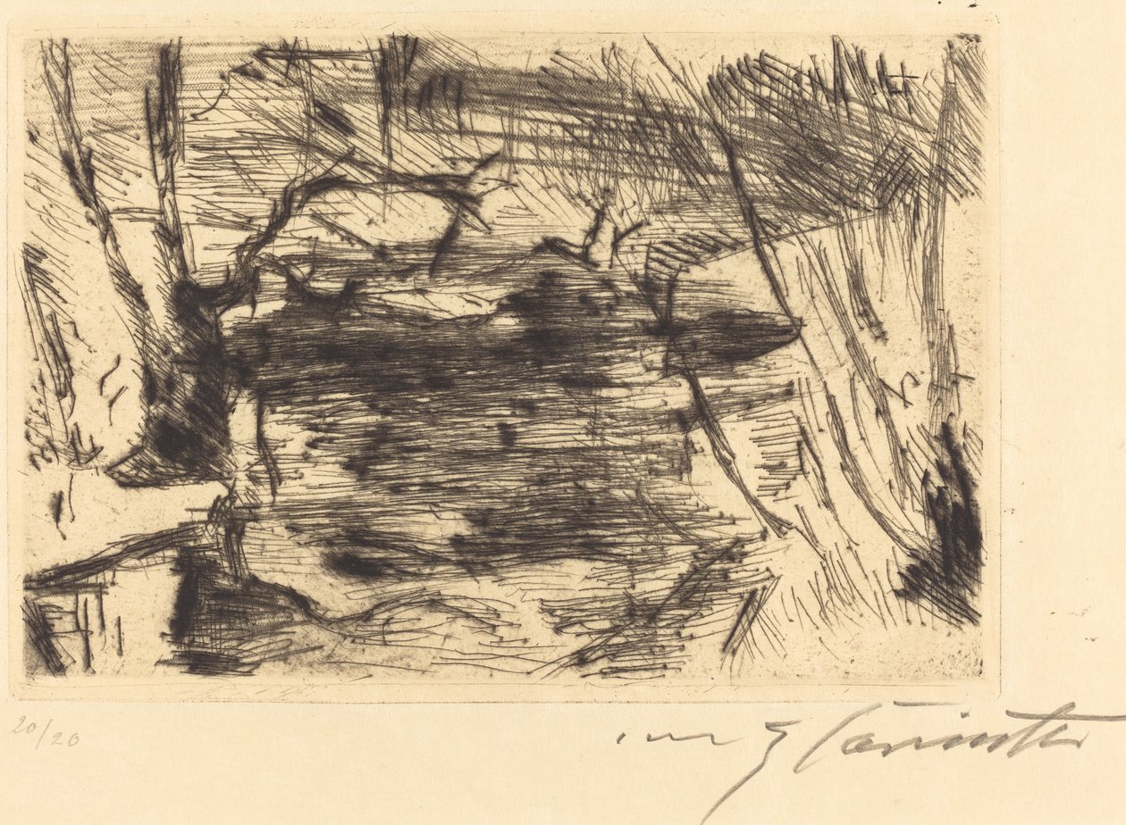 Der Neue See (Yeni Göl) by Lovis Corinth