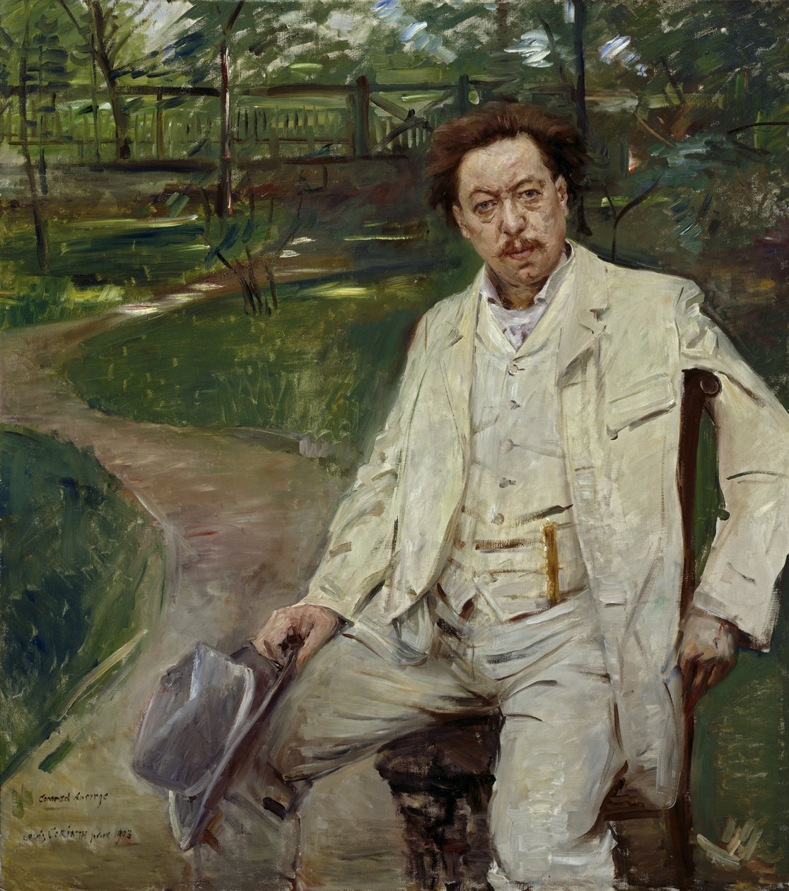 Piyanist Conrad Ansorge by Lovis Corinth