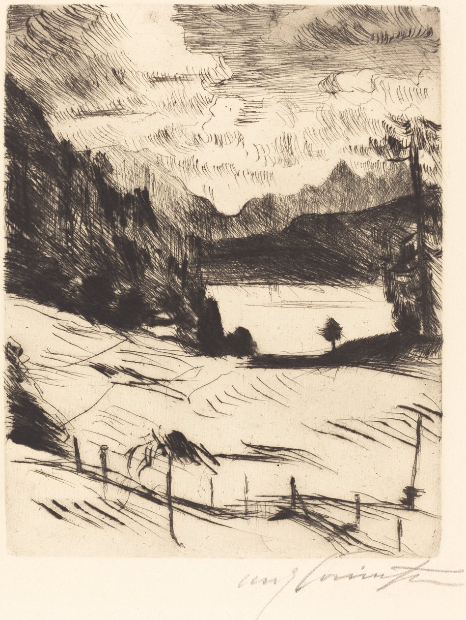 Der Walchensee Walchensee, 1920. by Lovis Corinth