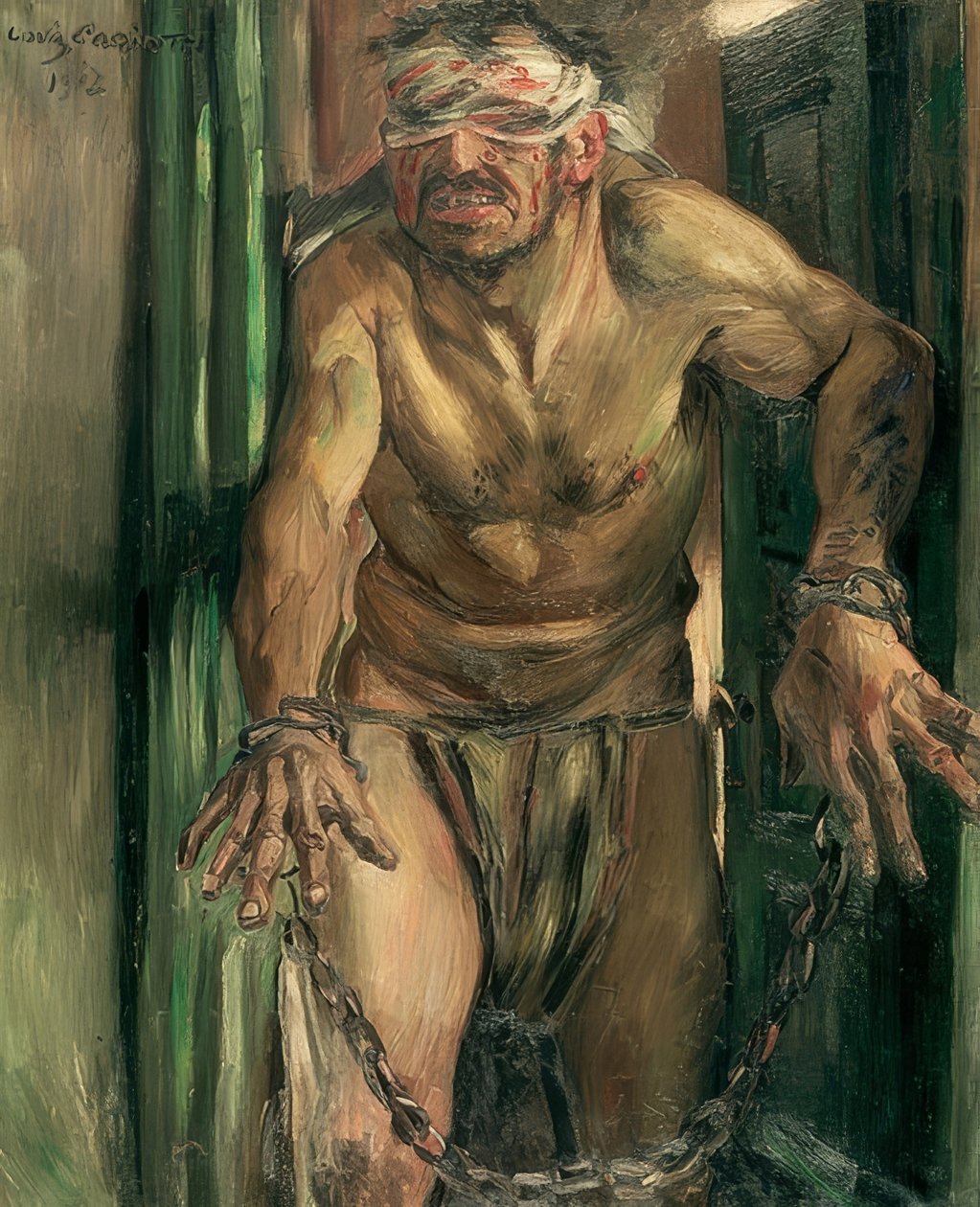 Kör Samson. 1912 by Lovis Corinth