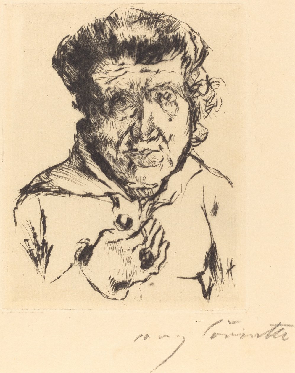 Sanatçının Kayınvalidesi by Lovis Corinth