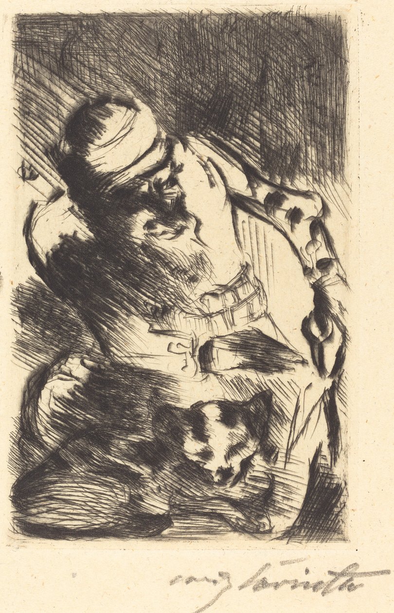 Peygamberin Kedisi, 1919. by Lovis Corinth