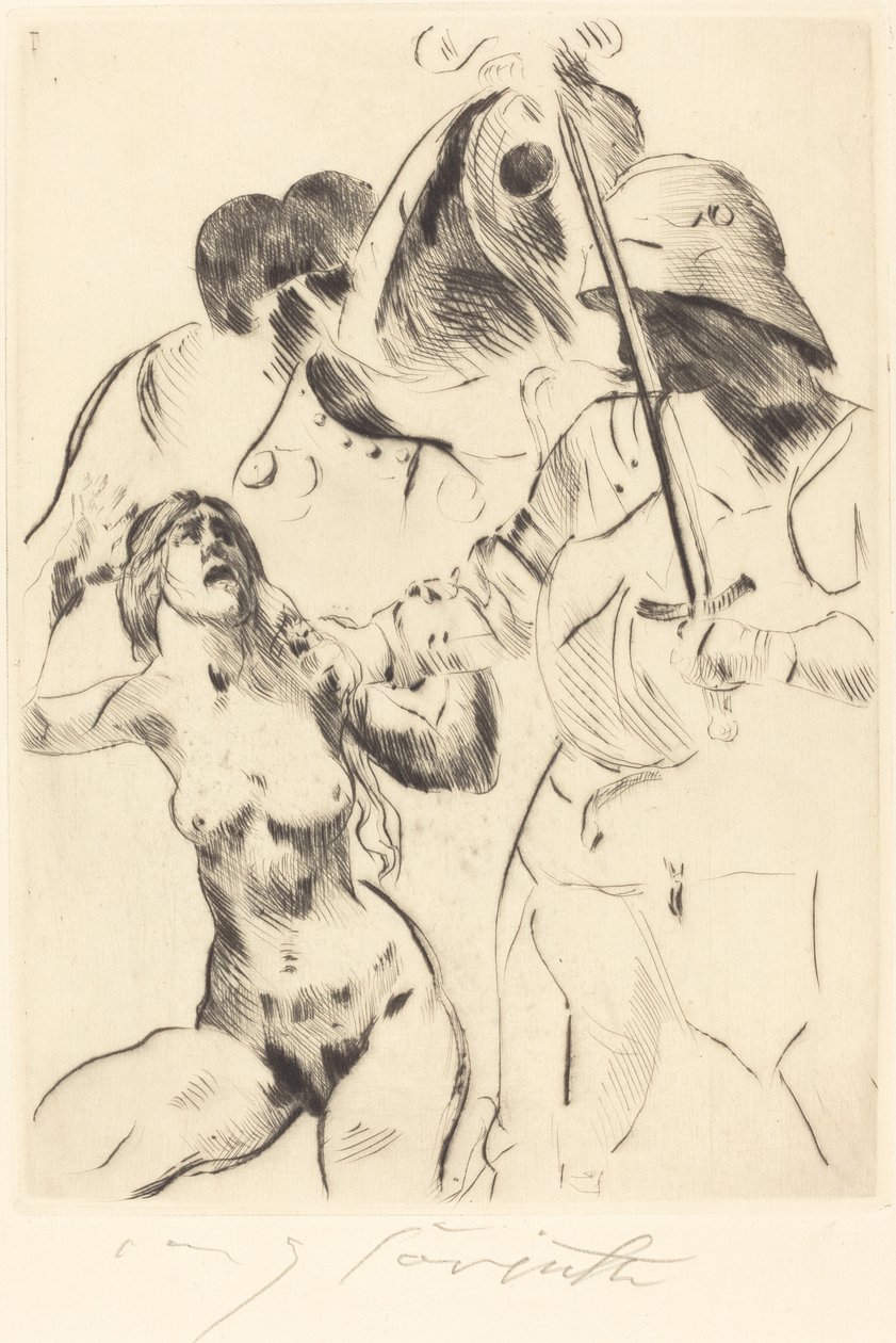 Kadın Kaçırma III Kaçırma III, 1914. by Lovis Corinth