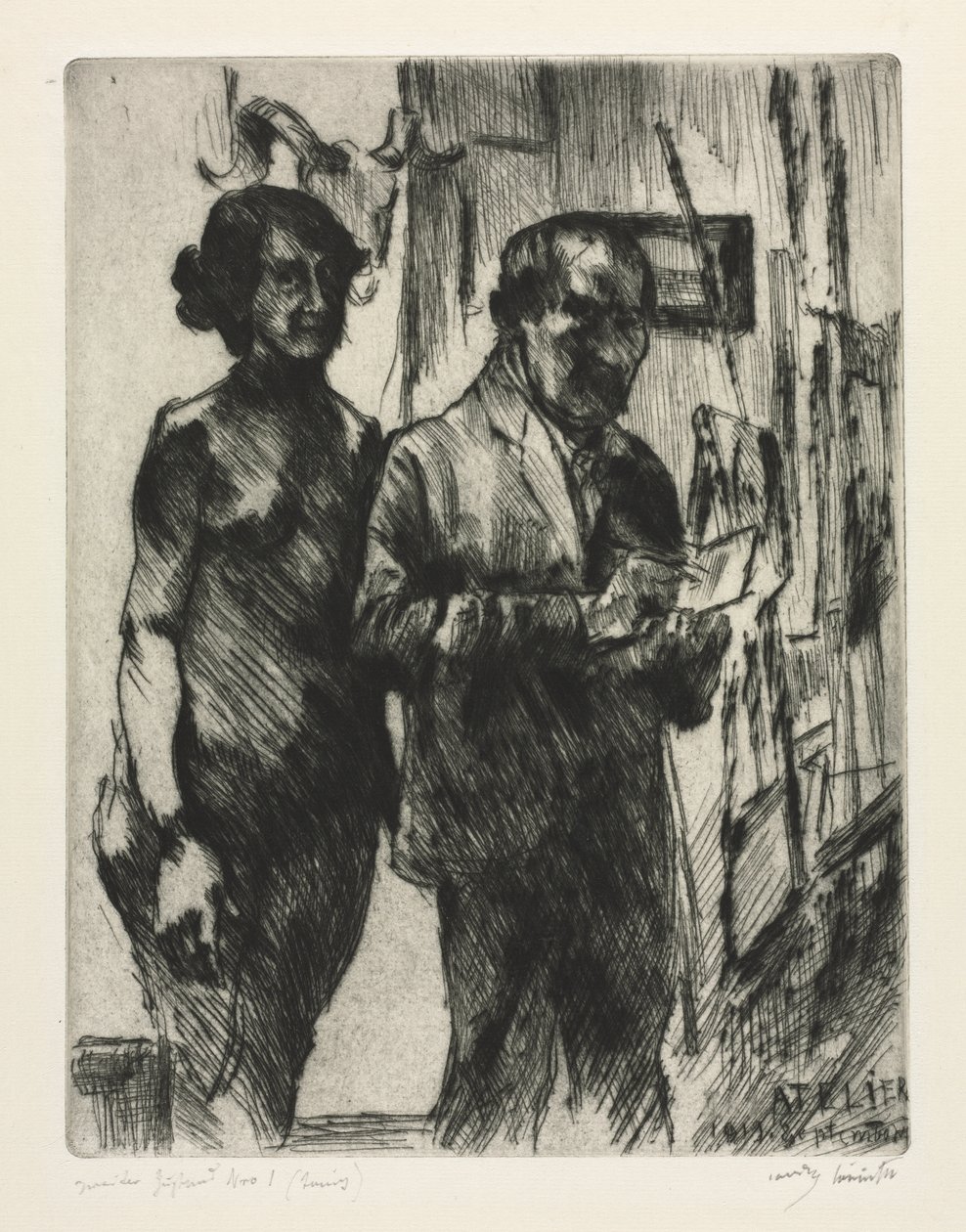 Stüdyoda by Lovis Corinth