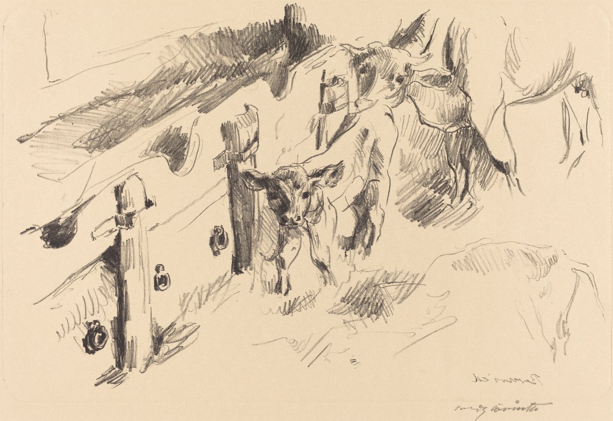 Buzağılar Buzağılar, 1912. by Lovis Corinth