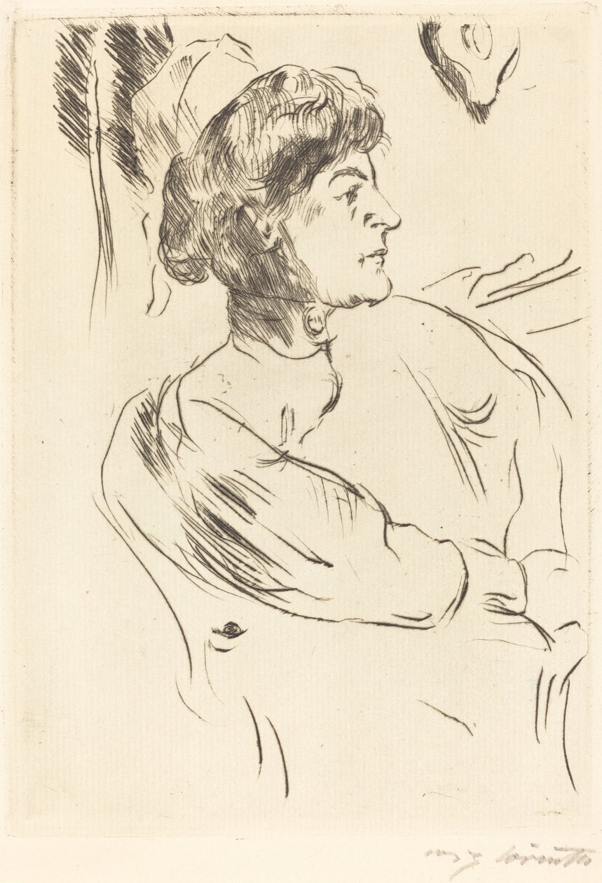 Hemşire Hemşire, 1914. by Lovis Corinth