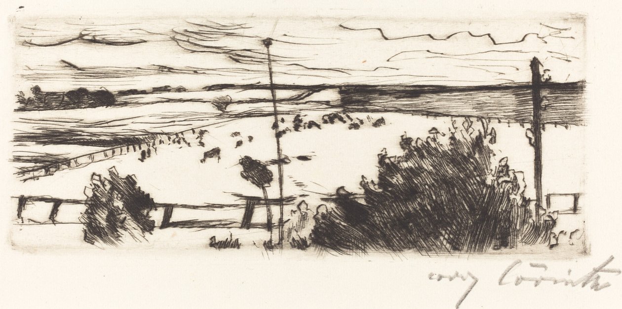 Kıyı Deniz Manzarası, 1916. by Lovis Corinth