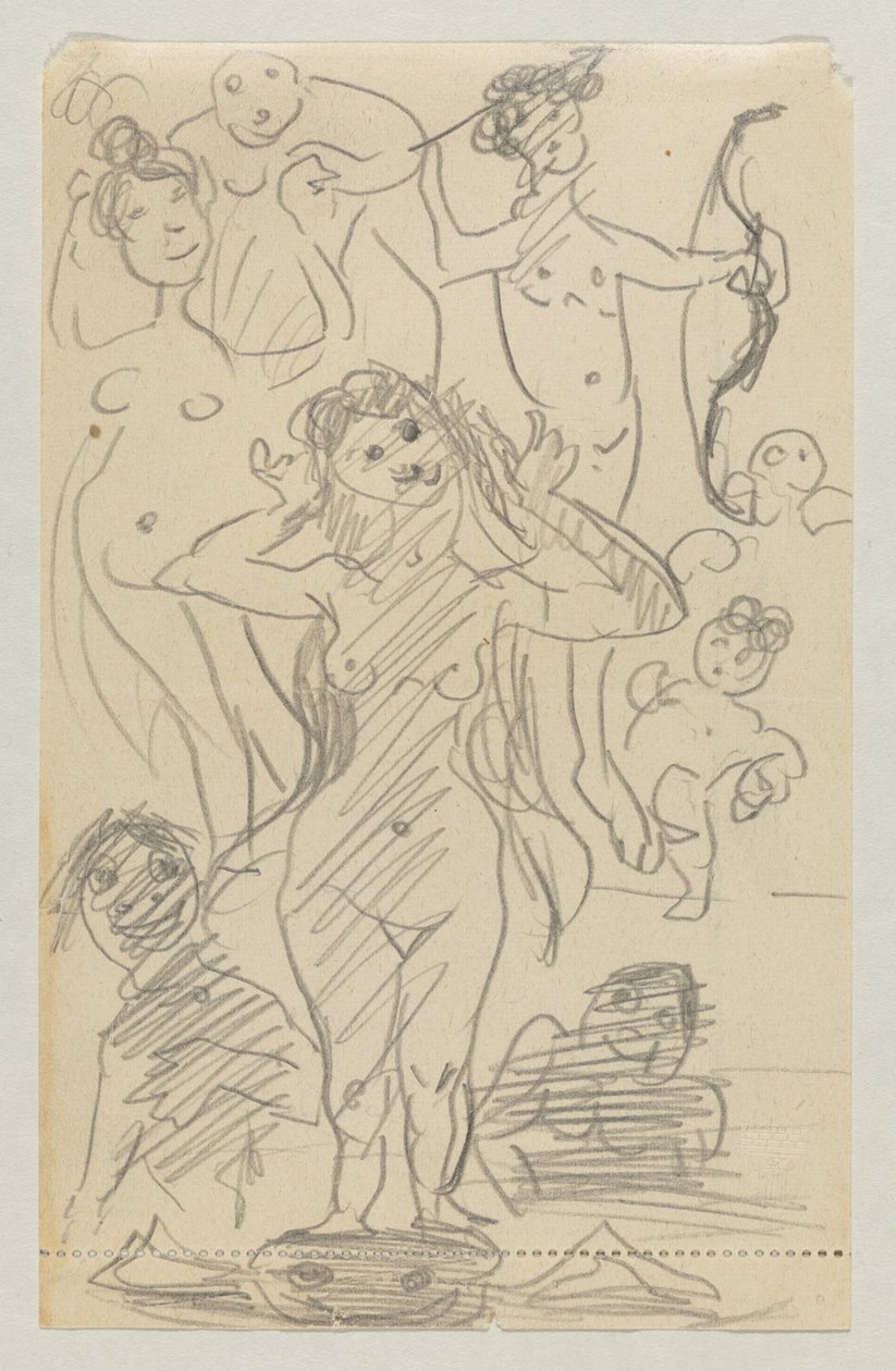 Lovis Corinth ve Carl Strathmann by Lovis Corinth