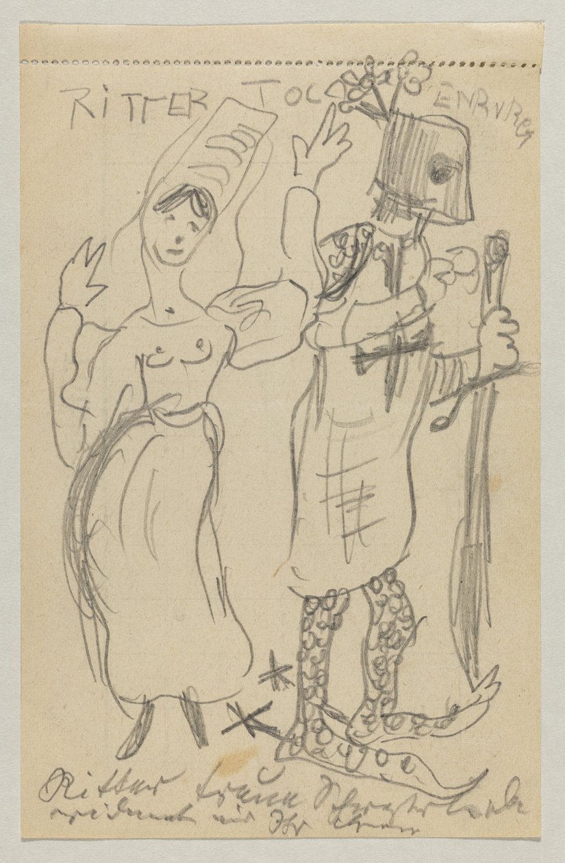 Lovis Corinth ve Carl Strathmann by Lovis Corinth