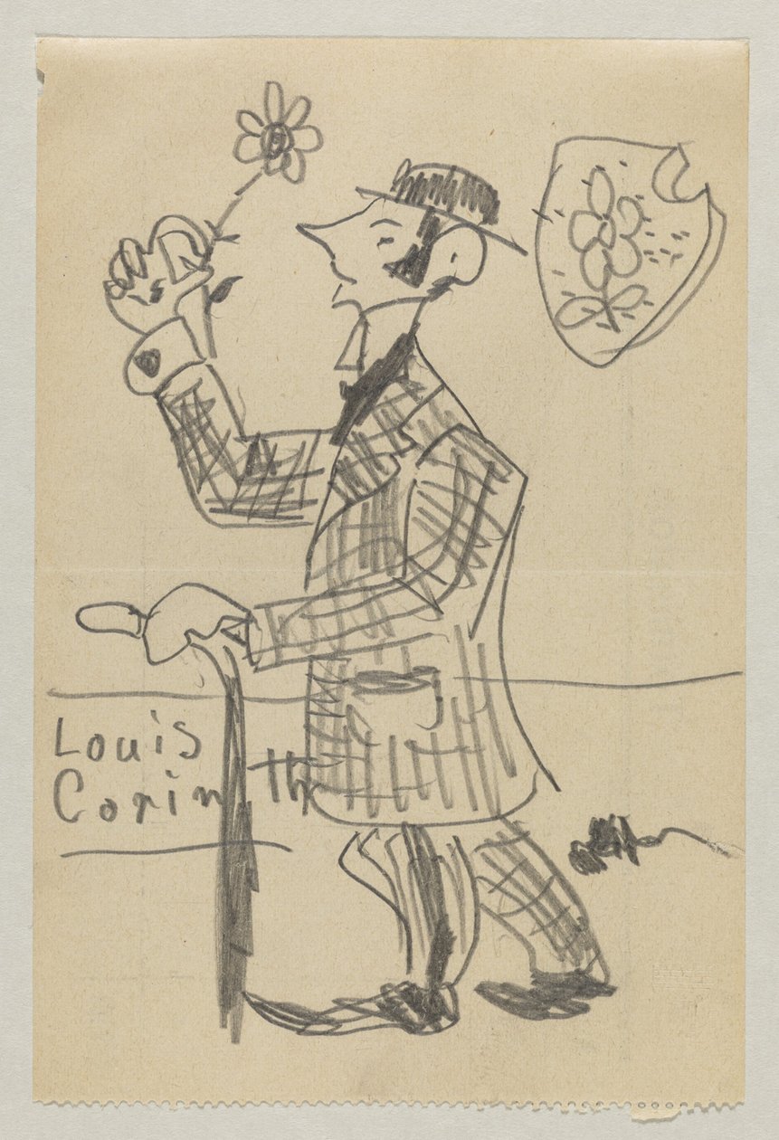 Lovis Corinth ve Carl Strathmann by Lovis Corinth