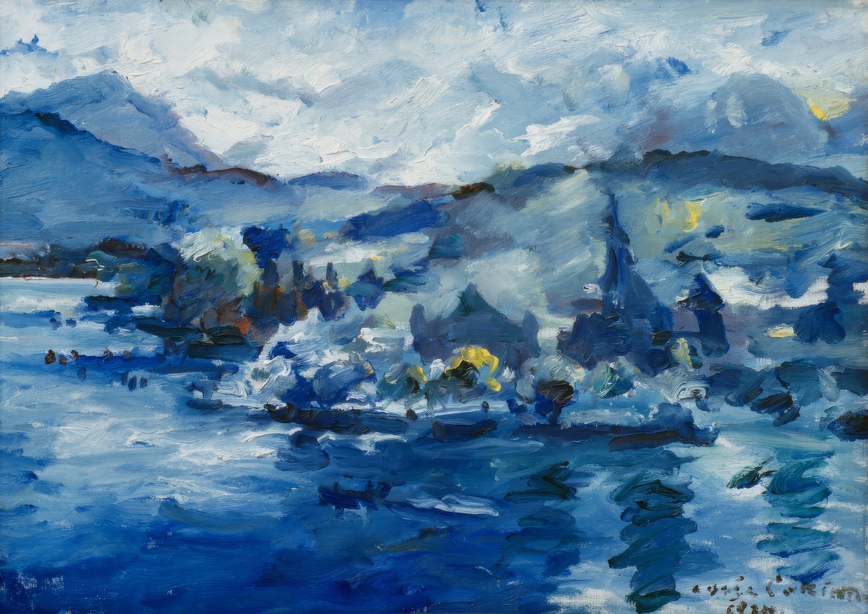 Öğleden sonra Luzern Gölü by Lovis Corinth