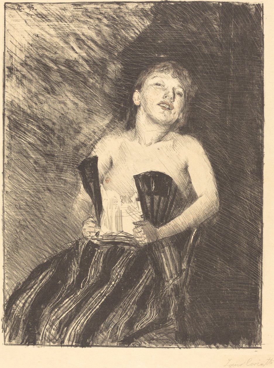 Korseli Kız by Lovis Corinth