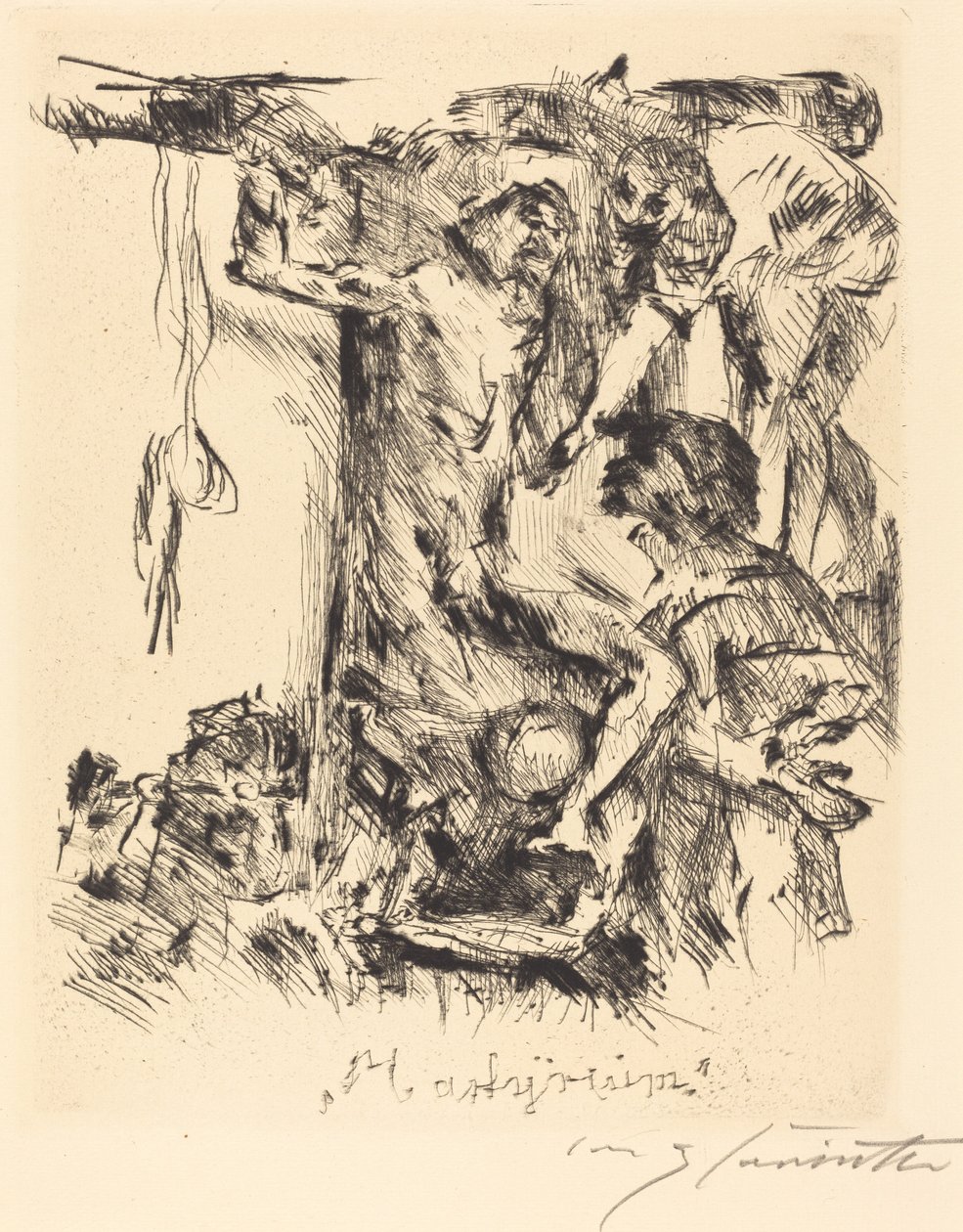 Şehitlik (Şehitlik) by Lovis Corinth