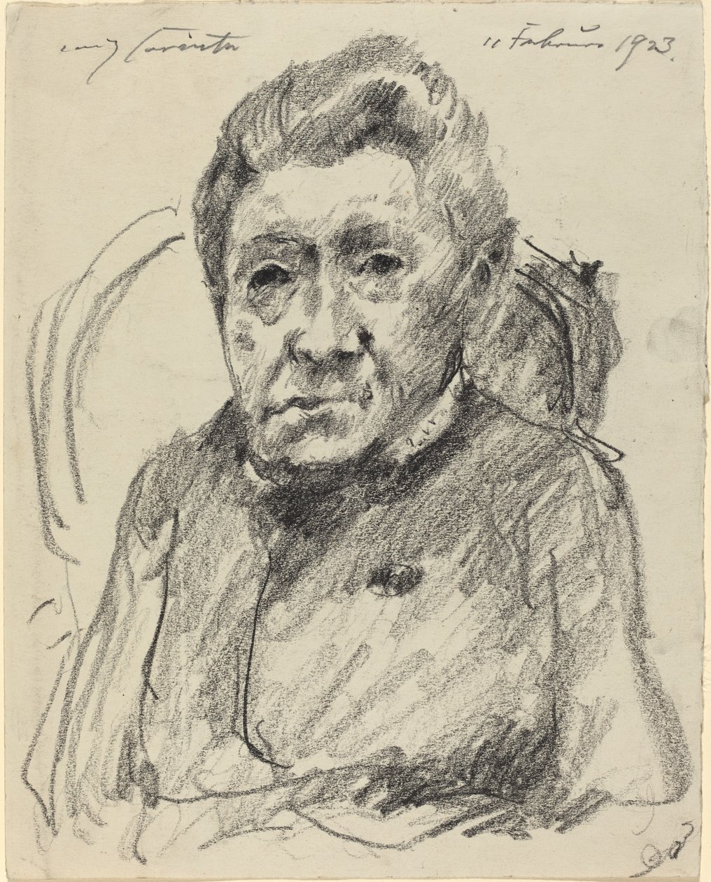 Bayan. Hedwig Berend, 1923. by Lovis Corinth