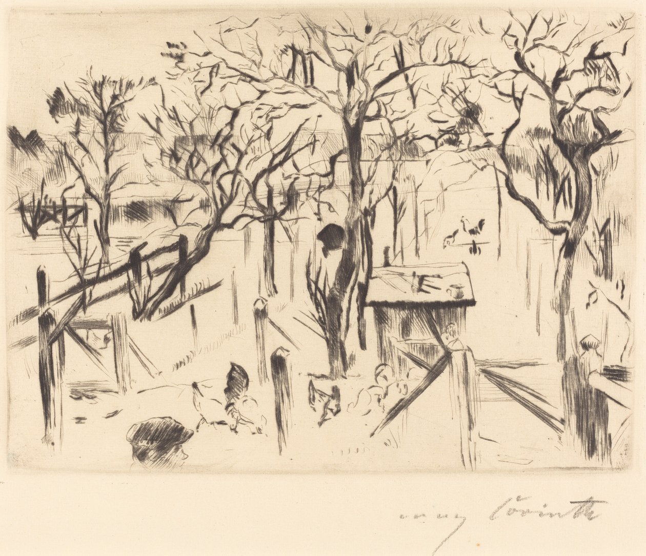 Sonbaharda Meyve Bahçesi by Lovis Corinth