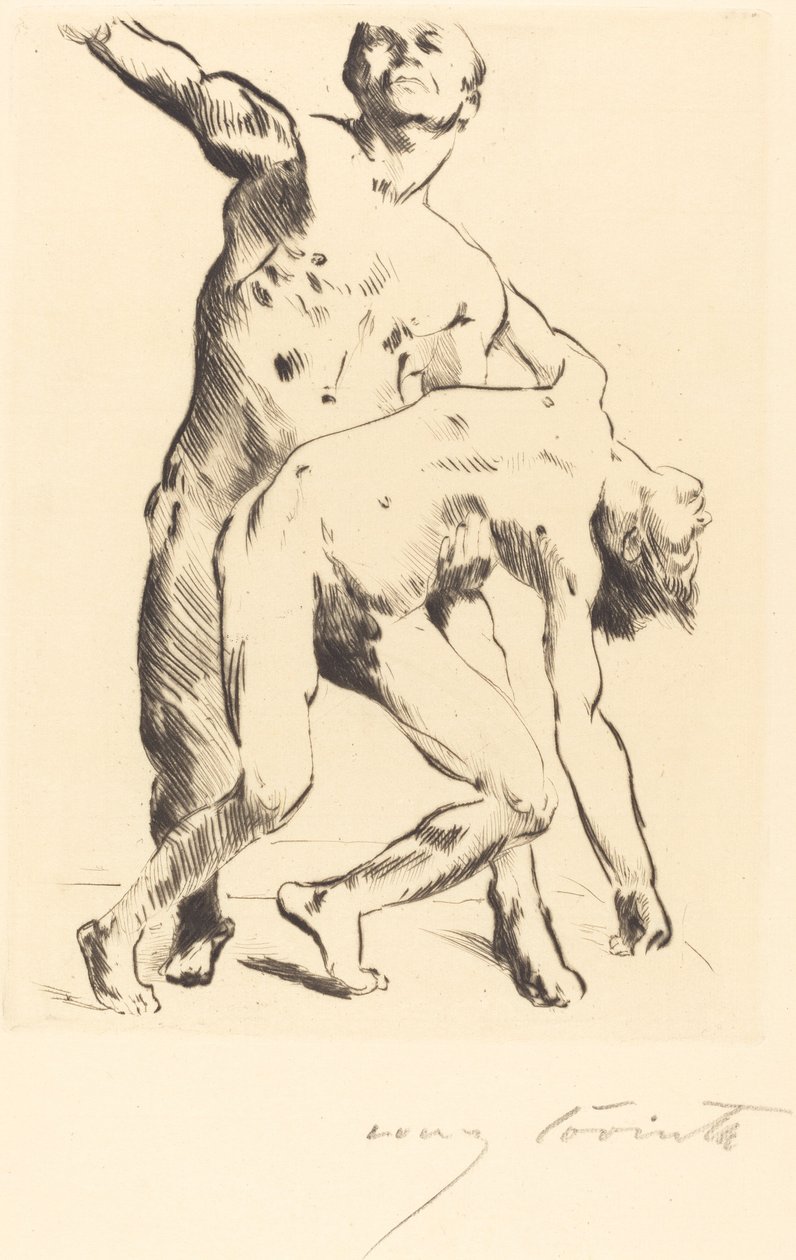Odysseus ve Talip (Odysseus ve Talip) by Lovis Corinth