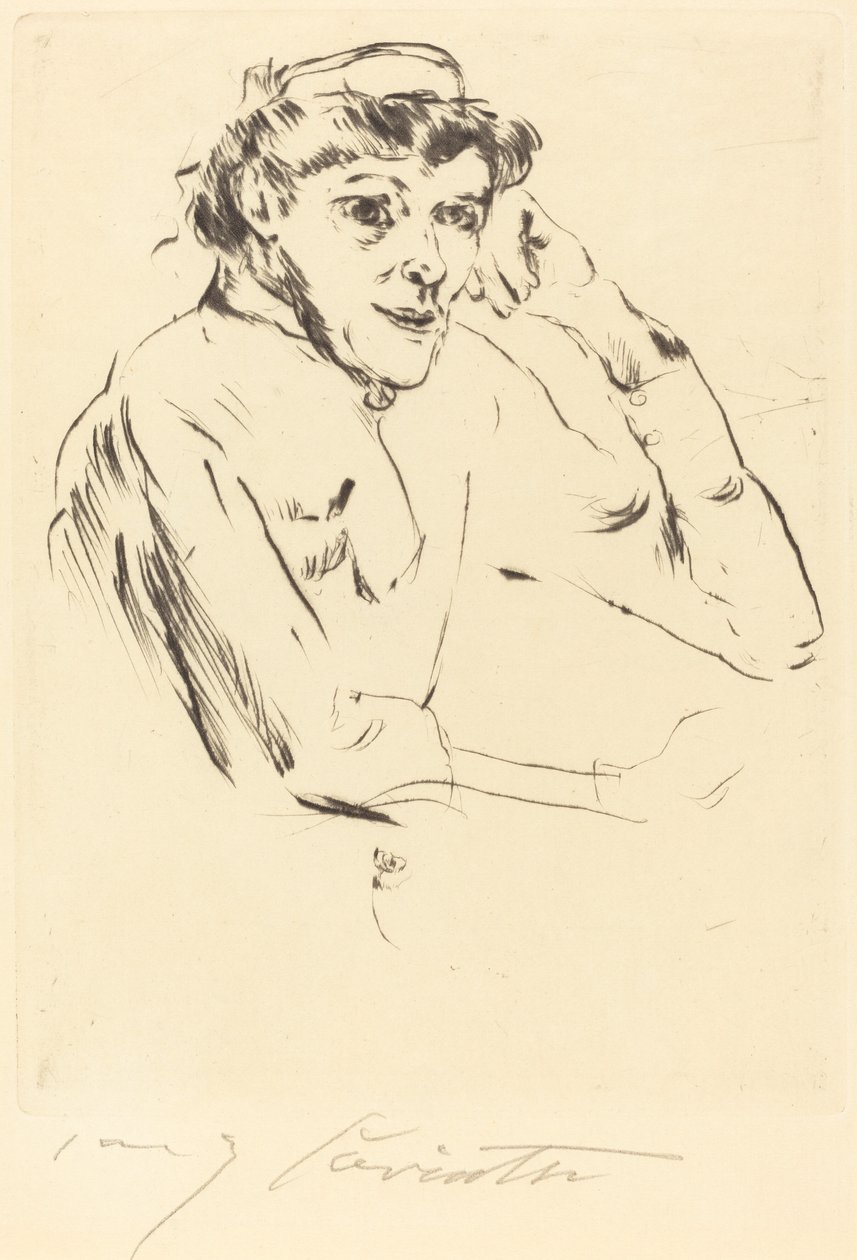 hemşire by Lovis Corinth