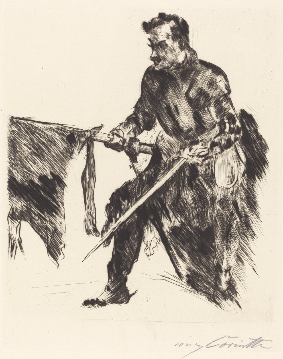 Rudolf Rittner Florian Geyer rolünde Rudolf Rittner Florian Geyer rolünde, 1914. by Lovis Corinth