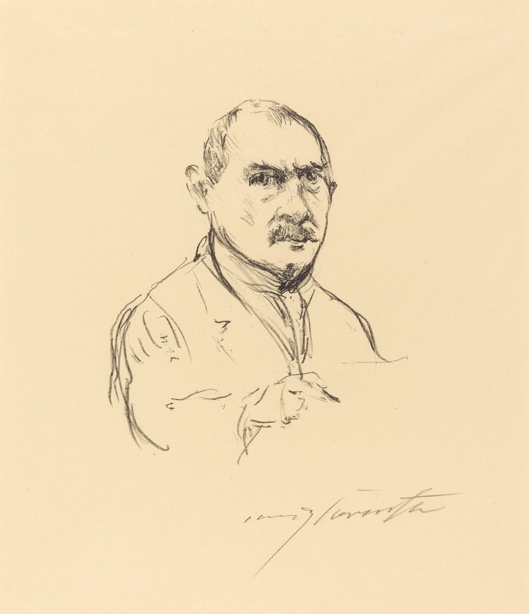 Otoportre, 1914. by Lovis Corinth