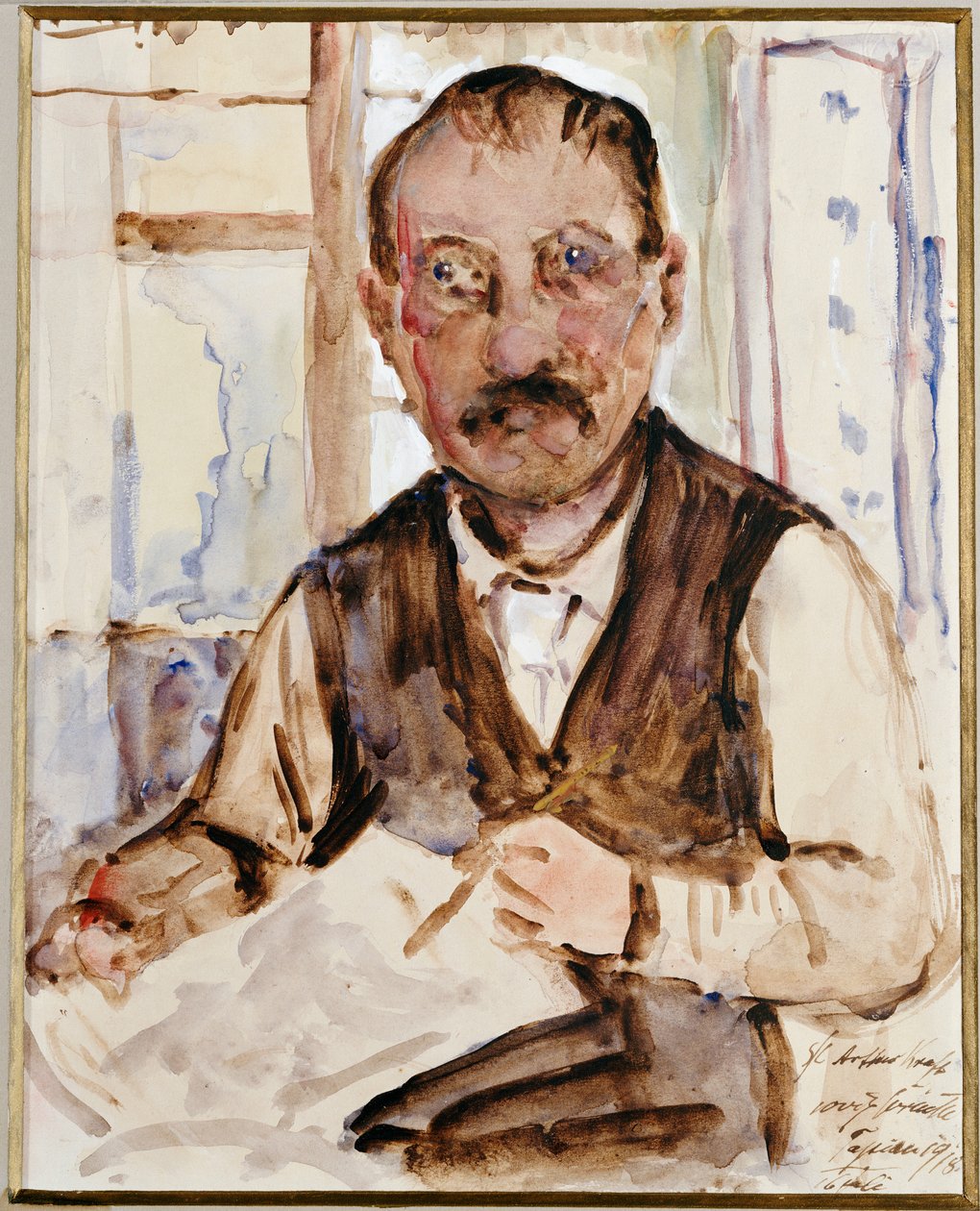 Otoportre, 1918 by Lovis Corinth