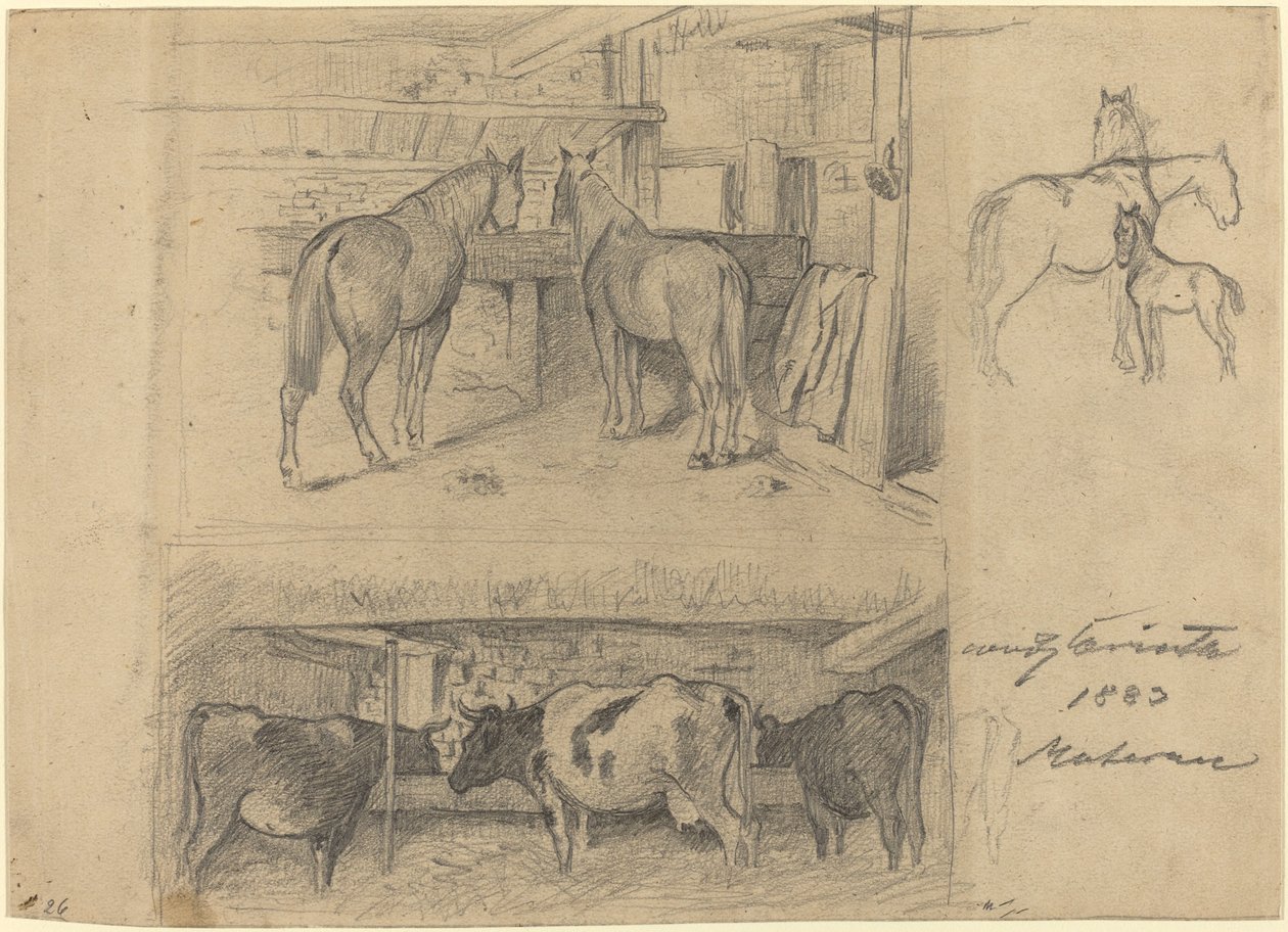 ahır by Lovis Corinth