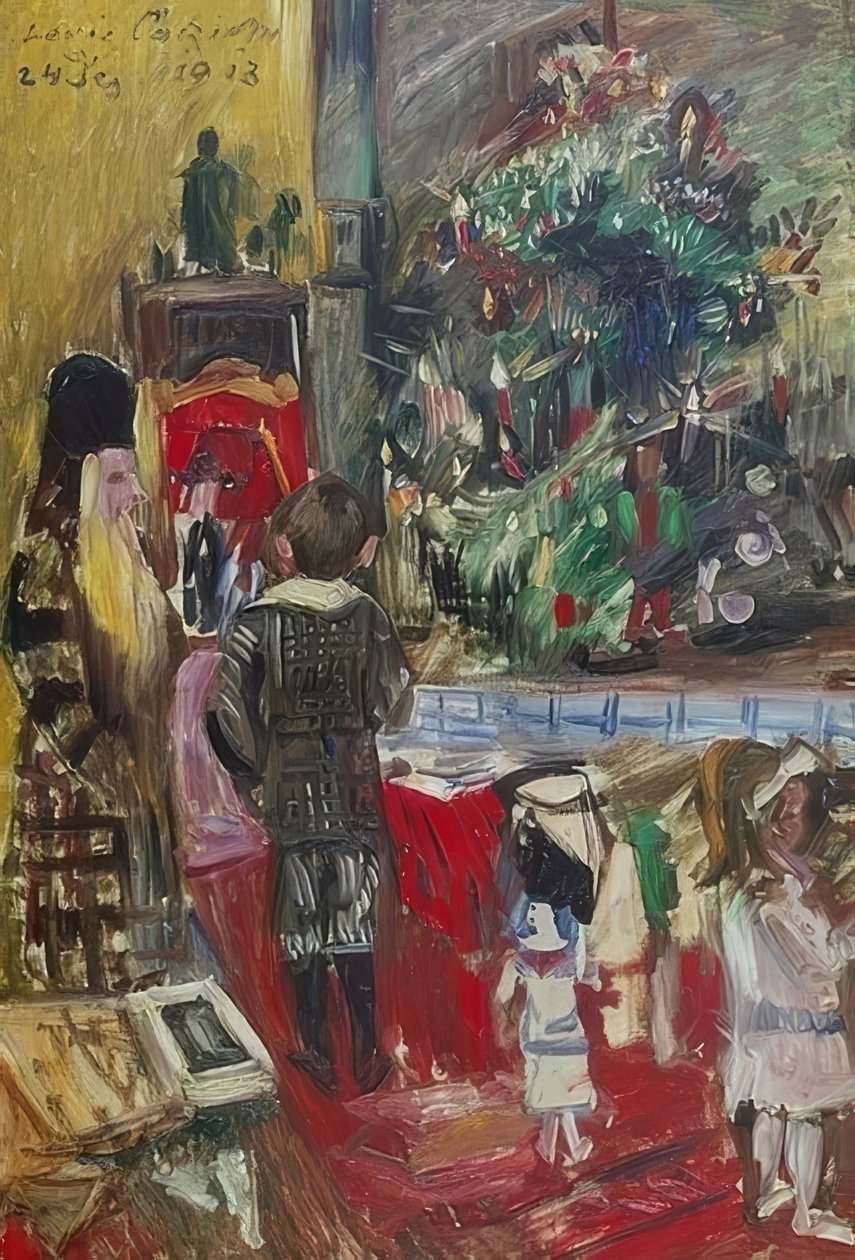 Noel hediyeleri. 1913 by Lovis Corinth