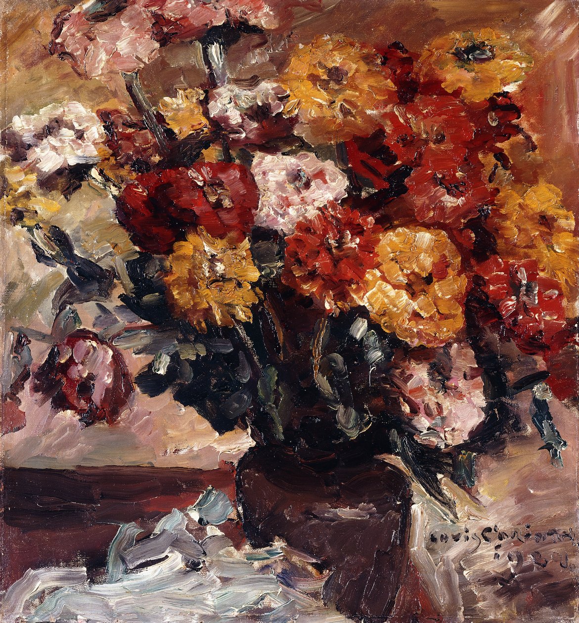 Zinni, by Lovis Corinth