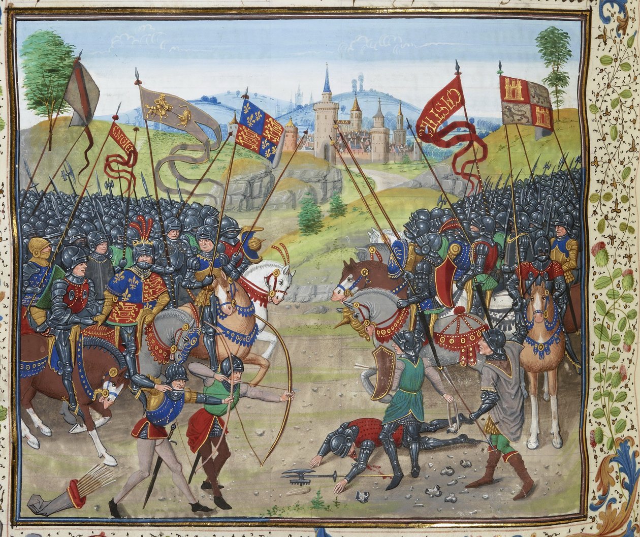 Nájera Muharebesi 3 Nisan 1367, yaklaşık 1470-1475. by Loyset Liedet