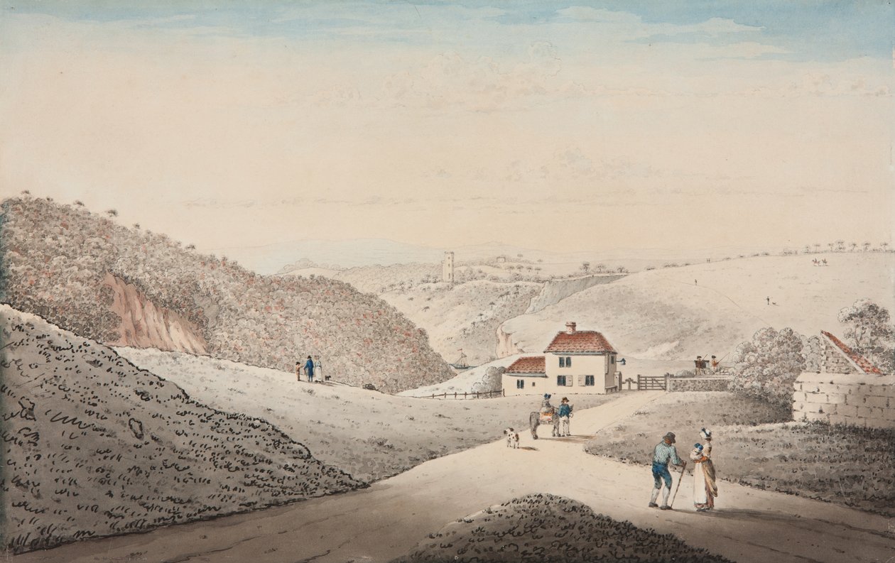 Clifton Turnpike ve Avon Gorge by Lt.Col.William Booth