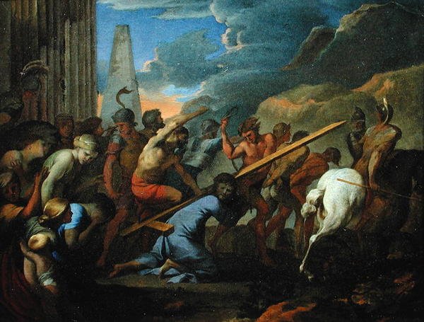 Haçın Taşınması, 1640 dolayları by Lubin Baugin