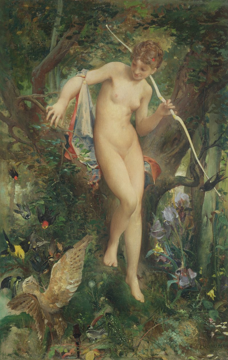 Diana, 1878 by Luc Oliver Merson