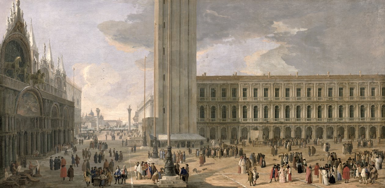 View of Piazza San Marco, Venice, c.1726  by Luca Carlevaris
