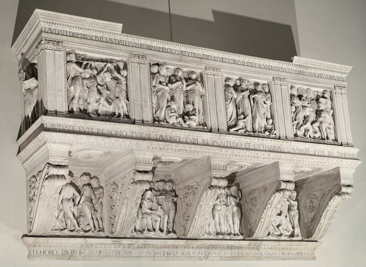 Cantoria, c.1431-38 (mermer) by Luca Della Robbia