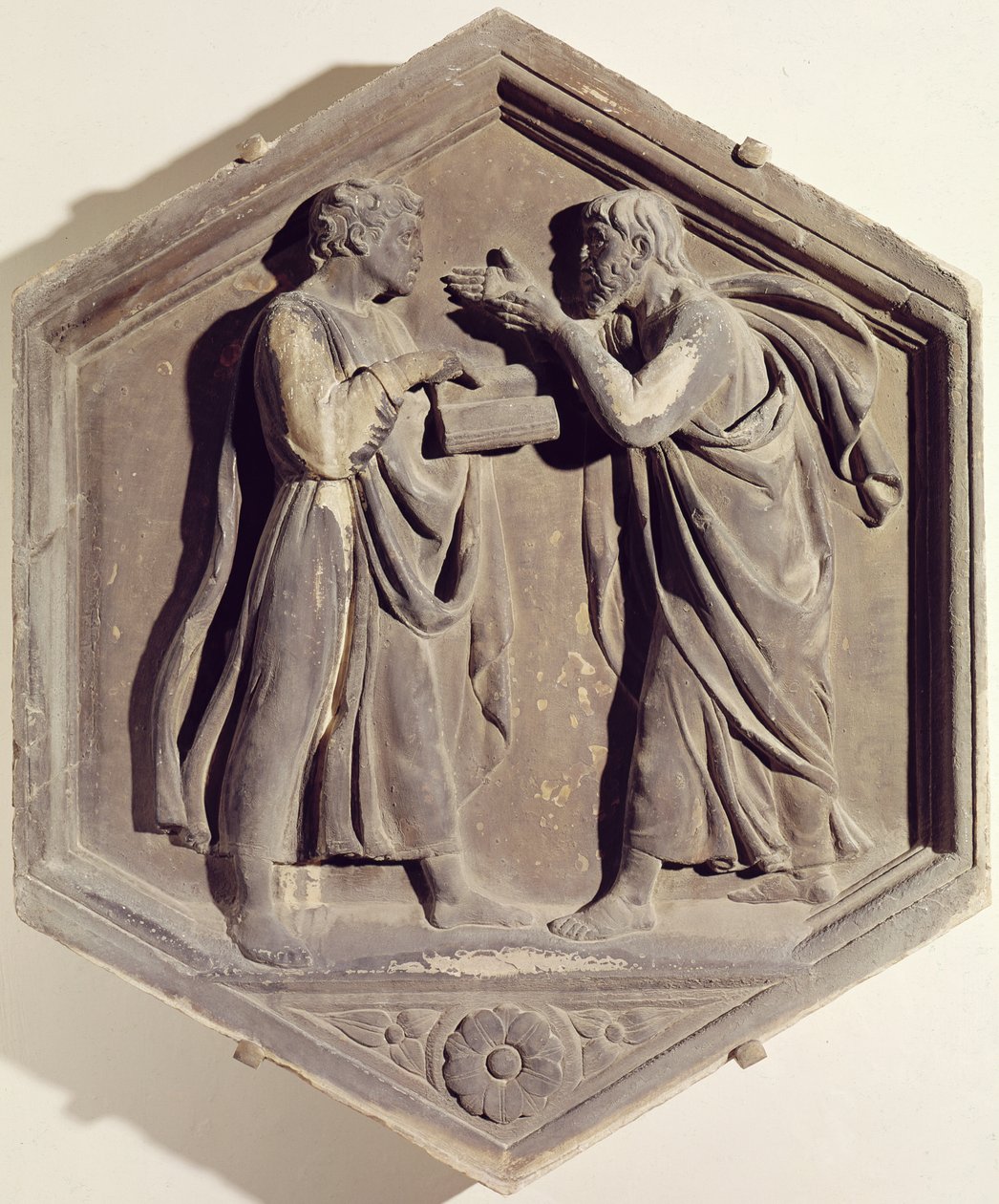 Mantık ve Diyalektik (mermer) by Luca Della Robbia