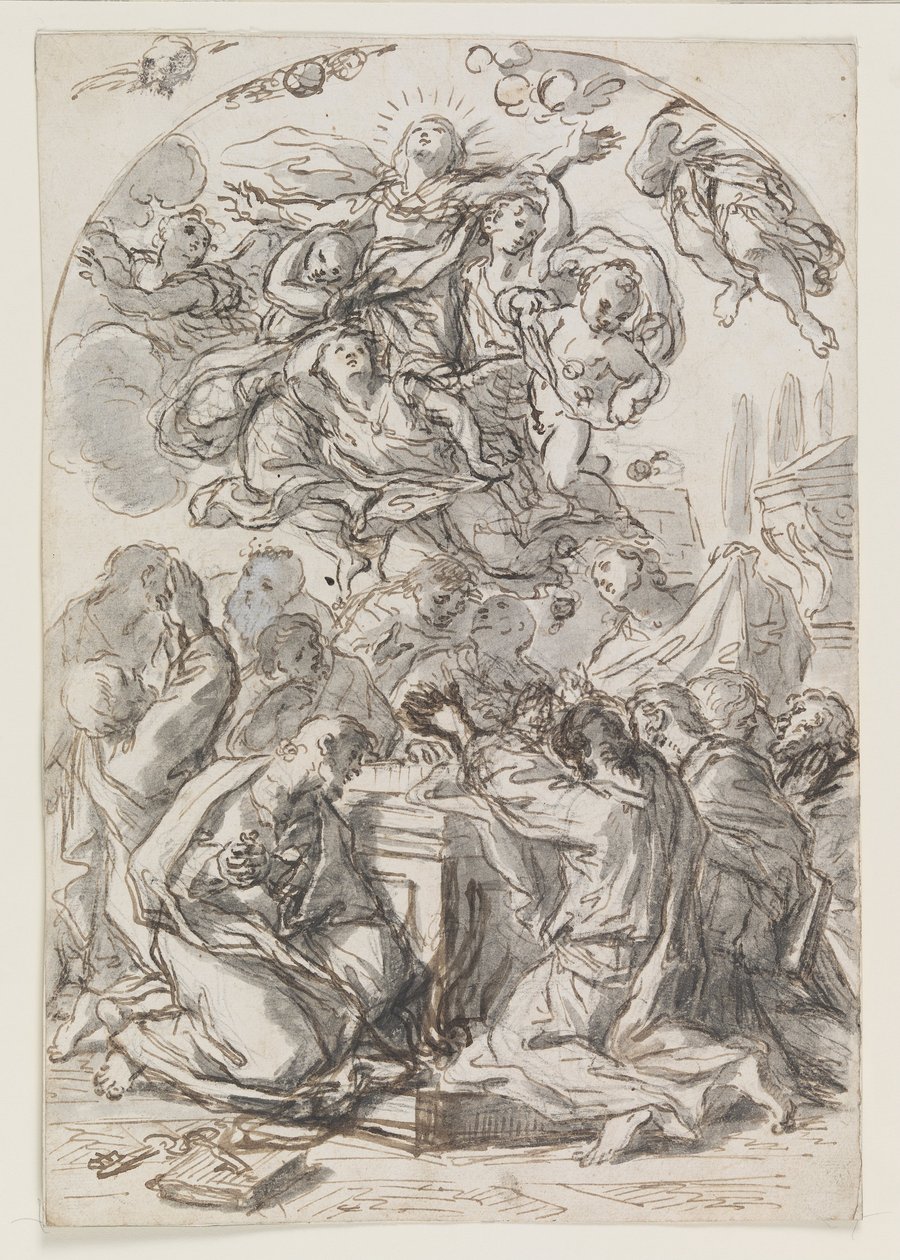 Bakire Varsayımı; Verso- Kadın ve Çocuk Başkanı by Luca Giordano