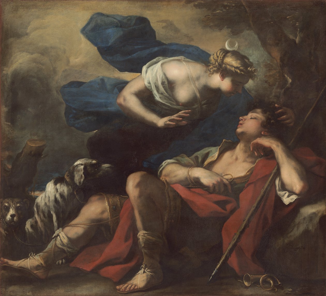 Diana ve Endymion, c.1675-80 by Luca Giordano