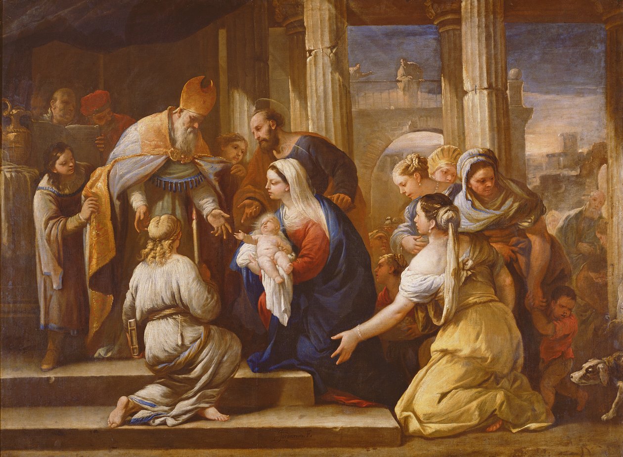 Dış Mahkeme, Winchester Koleji by Luca Giordano