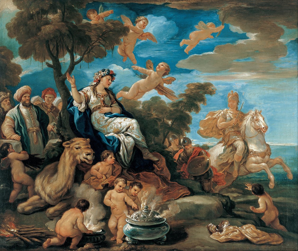 Dünyanın Dört Parçası Serisi. Asya by Luca Giordano