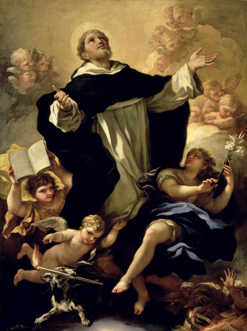 Aziz Dominik, 1170-1221 by Luca Giordano