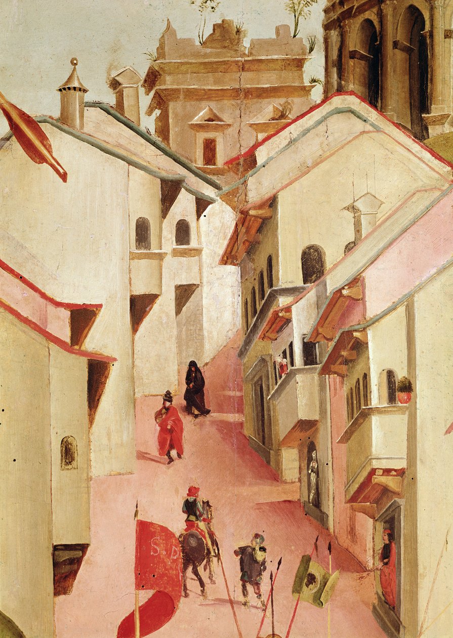 Aziz Sebastian Şehitliği, kasabanın detayı (165896 detayı) by Luca Signorelli
