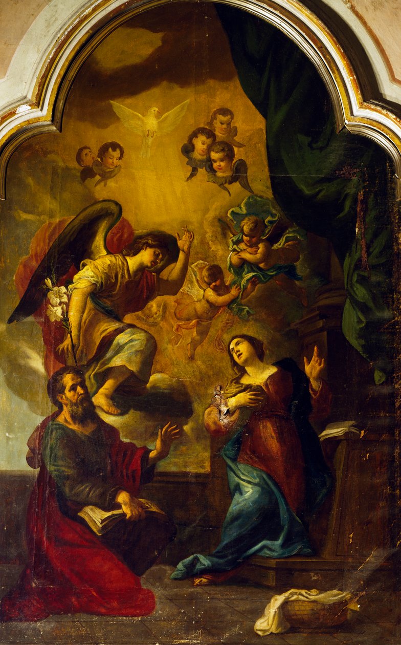 Müjde, Luca Cambiaso (1527-1585) by Luca Cambiaso